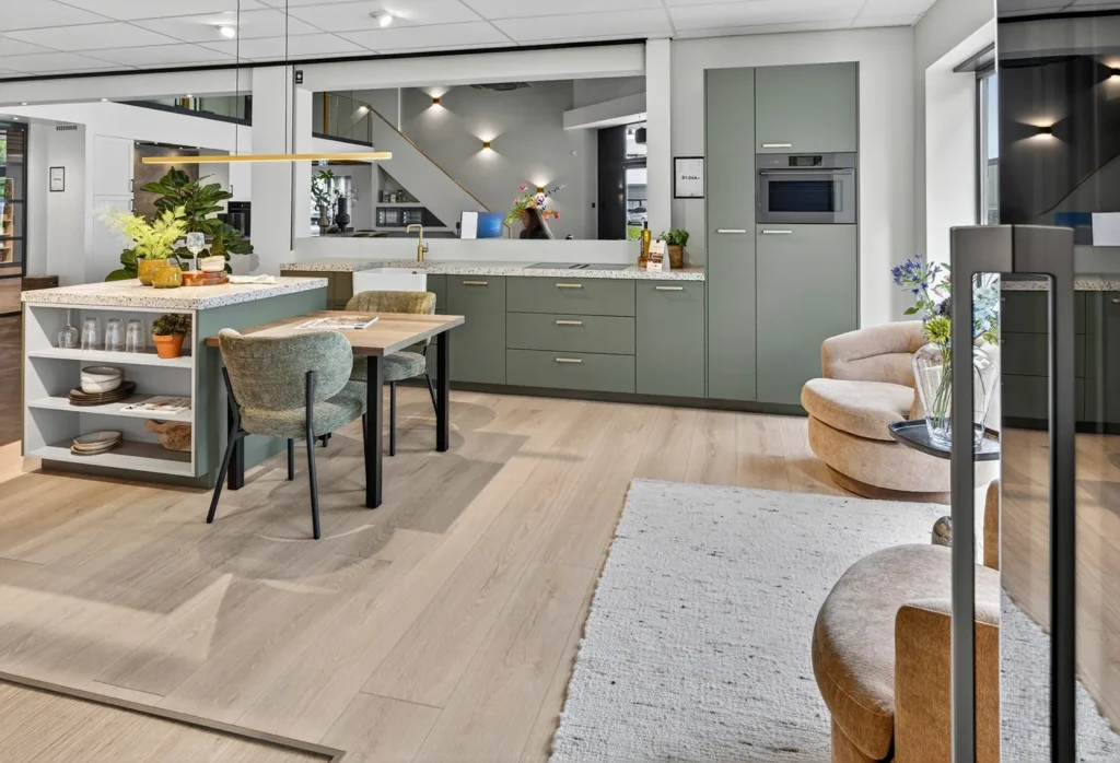 Groene keukens van Pelma Keukens